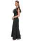 Фото #3 товара Платье женское DKNY с квадратным вырезом и органзовыми рукавами