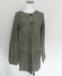 Style &Co Women's Button Front Long Sleeve Cardigan Green M