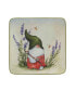 Фото #3 товара Garden Gnomes Set of 4 Canape Plates 6"