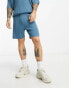 Фото #1 товара ASOS DESIGN – Shorts aus leichtem Strickmaterial in Blau, Kombiteil