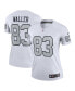 Фото #4 товара Women's Darren Waller White Las Vegas Raiders Alternate Legend Jersey