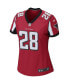 Фото #3 товара Женская блузка Nike футболка игровая Warrick Dunn "Atlanta Falcons" в красном цвете.