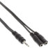 Фото #1 товара InLine 3.5mm Jack Y-Cable male to 2x 3.5mm jack female Stereo 5m