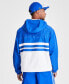 Men's Colorblocked Full-Zip Hooded Jacket