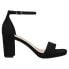 Chinese Laundry Teri Ankle Strap Block Heels Womens Black Dress Sandals TERI-00