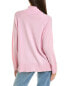 Hannah Rose Live-In Cashmere-Blend Turtleneck Sweater Women's Pink O/S