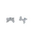 ფოტო #1 პროდუქტის BARSETA: Crystal Bow Stud Earrings