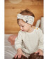 ფოტო #3 პროდუქტის Baby Girls Baby Organic Cotton Top And Printed Pants Set Cream With Flowers