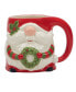 Фото #5 товара Christmas 18 oz 3-D Gnome Mugs Set of 4, Service for 4