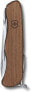 Victorinox Huntsman Wood Pocket Knife, 13 Functions, Large Blade, Saw, Scissors, Walnut