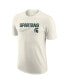 Фото #3 товара Men's Natural Michigan State Spartans Swoosh Max90 T-shirt