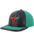 Фото #1 товара Men's Black, Green Chicago Bulls Day One Snapback Hat