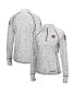 Women's White Auburn Tigers OHT Military-Inspired Appreciation Officer Arctic Camo 1/4-Zip Jacket