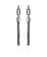 ფოტო #1 პროდუქტის Silver-Tone Tassel Dangle Drop Earrings