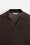 VISCOSE/COTTON KNIT POLO SHIRT