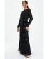 Women's Embellished Twist Detail Evening Dress