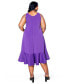 Plus Size Simone Sleeveless Pocket Flare Dress