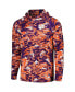 Men's Purple Clemson Tigers PFG Terminal Tackle Omni-Shade Rippled Long Sleeve Hooded T-shirt