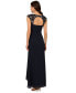 ფოტო #2 პროდუქტის Women's Cap-Sleeve Chiffon Mermaid Gown