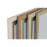 Фото #4 товара Зеркало настенное Home ESPRIT Белое Коричневое Бежевое Серое Стеклянный полистирол 66 x 2 x 92 см (4 штуки)
