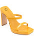 ფოტო #1 პროდუქტის Women's Naivee Square Toe Sandals