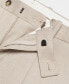 ფოტო #2 პროდუქტის Men's Stretch Fabric Slim-Fit Suit Pants