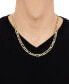 ფოტო #2 პროდუქტის Figaro Link 22" Chain Necklace in 18k Gold-Plated Sterling Silver or Sterling Silver