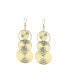 Women's Circular Drop Earrings Золотистый - фото #1