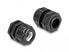 Delock EX Cable Gland M20 black 2 pieces - Black - Polyamide - 2 pc(s) - M20 - 9 mm - 3 cm