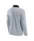 ფოტო #2 პროდუქტის Men's Gray, Black Pittsburgh Penguins Omni Polar Fleece Quarter-Snap Jacket