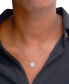 ფოტო #4 პროდუქტის Diamond Evil-Eye Pendant Necklace (1/6 ct. t.w.) in 10k Yellow Gold, 17" + 1" extender