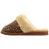 Фото #3 товара Corkys Snooze Leopard Scuff Womens Brown Casual Slippers 25-2001-LEO
