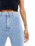 Dr Denim Petite Solitaire high waist super skinny jeans in beck pale plain wash