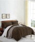 Classic 3 Piece Mediumweight Quilt Sherpa Ultra-Soft Reversible Down Alternative Comforter Set, Queen Queen - фото #2