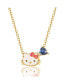 Фото #1 товара Hello Kitty sanrio Heart Birthstone Charm Necklace - 16 + 2'' Chain