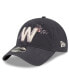 Фото #1 товара Men's Graphite Washington Nationals City Connect 9TWENTY Adjustable Hat