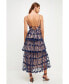 Фото #3 товара Women's Crochet Layered Midi Dress