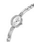 ფოტო #4 პროდუქტის Women's Analog Silver-Tone Stainless Steel Watch 27mm