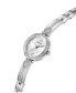 Фото #4 товара Часы GUESS Analog Silver-Tone Women's Watch 27mm