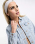 Фото #3 товара New Look denim jacket in light blue wash