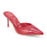 BEACH by Matisse Jo Pointed Toe Mule Pumps Womens Red Dress Casual JO-647