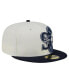 Фото #2 товара Men's Cream/Navy Seattle Mariners Lonestar 59FIFTY Fitted Hat