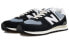 New Balance NB 574 复古 耐磨透气 低帮 跑步鞋 男女同款 灰黑 / Кроссовки New Balance NB 574 ML574HF2