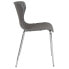 Фото #1 товара Lowell Contemporary Design Gray Plastic Stack Chair