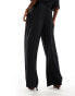 AX Paris textured wide leg trousers co-ord in black