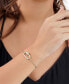 ფოტო #3 პროდუქტის Cubic Zirconia Carabiner Bolo Bracelet