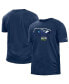 Фото #1 товара Men's College Navy Seattle Seahawks 2022 Sideline Ink Dye T-shirt