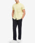 Фото #4 товара Men's Short Sleeve Flex Poplin Button-Down Shirt