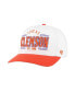 47 Brand Men's White Clemson Tigers Streamline Hitch Adjustable Hat