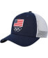 ფოტო #2 პროდუქტის Big Boys and Girls Navy Team USA Trucker Snapback Hat